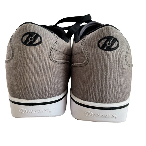 Heelys Men's Launch 20 Canvas Skating Sneakers Size 9 Gray Shoes HE100754 - Picture 3 of 12